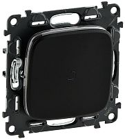 Переключатель с подсветкой без рамки Legrand Valena Allure 1-кл. проходной антрацит картинка